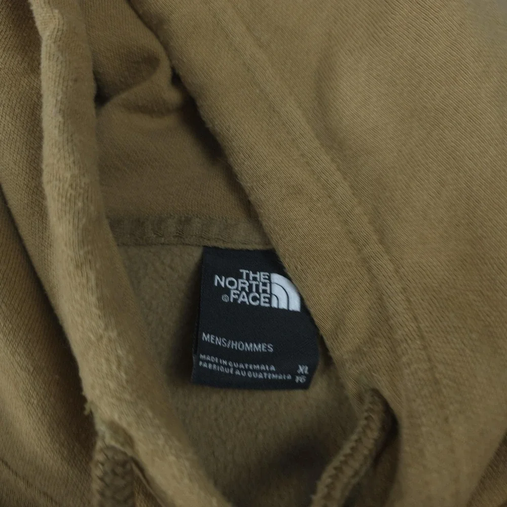 The North Face Hoodie Mens XL Brown Half Dome Pullover Logo Sweatshirt Fleece